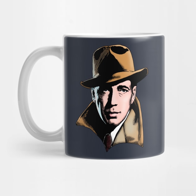 Humphrey Bogart by Indigenous Bert